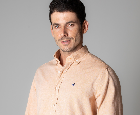 Camisa manga longa masculina